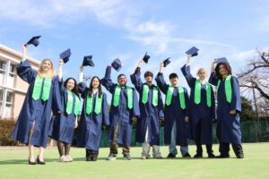 Graduates go on to universities around the world, including leading institutions in Japan
